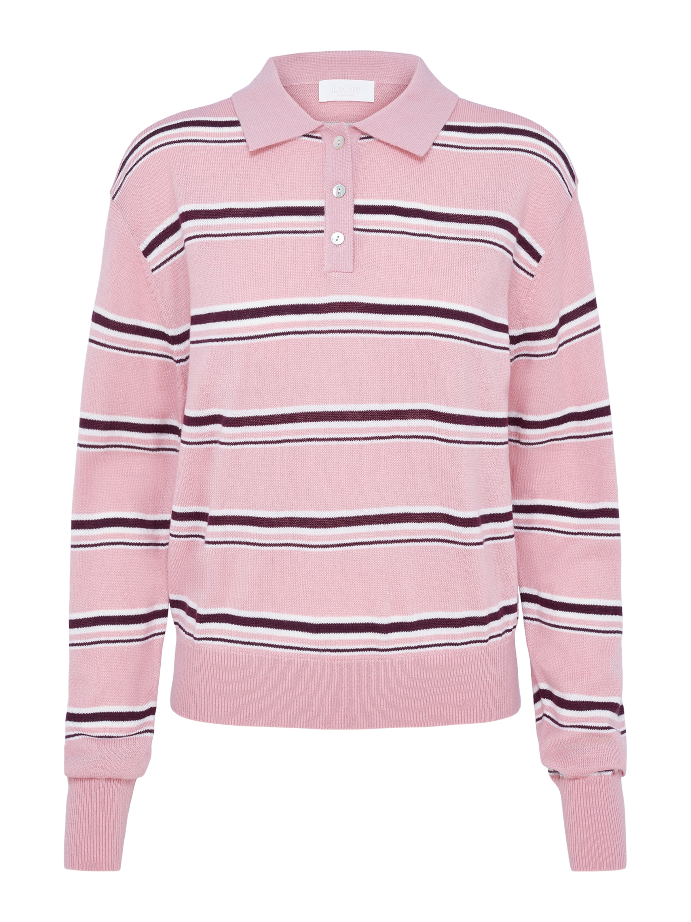 LeGer by Lena Gercke Πουλόβερ 'Lilith' σε ρόδινο / κόκκινο κρασί / λευκό, Άποψη προϊόντος