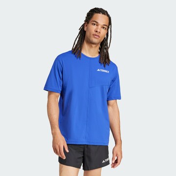 T-Shirt fonctionnel 'Multi' ADIDAS TERREX en bleu : devant