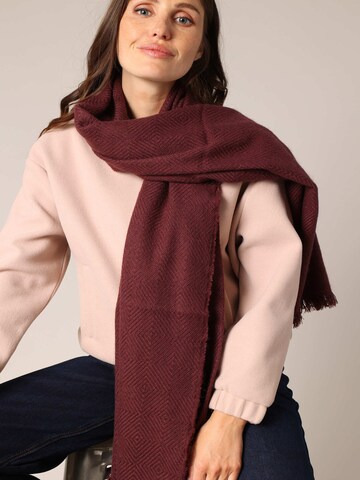 Écharpe 'MORGANE ' Deeluxe en rouge