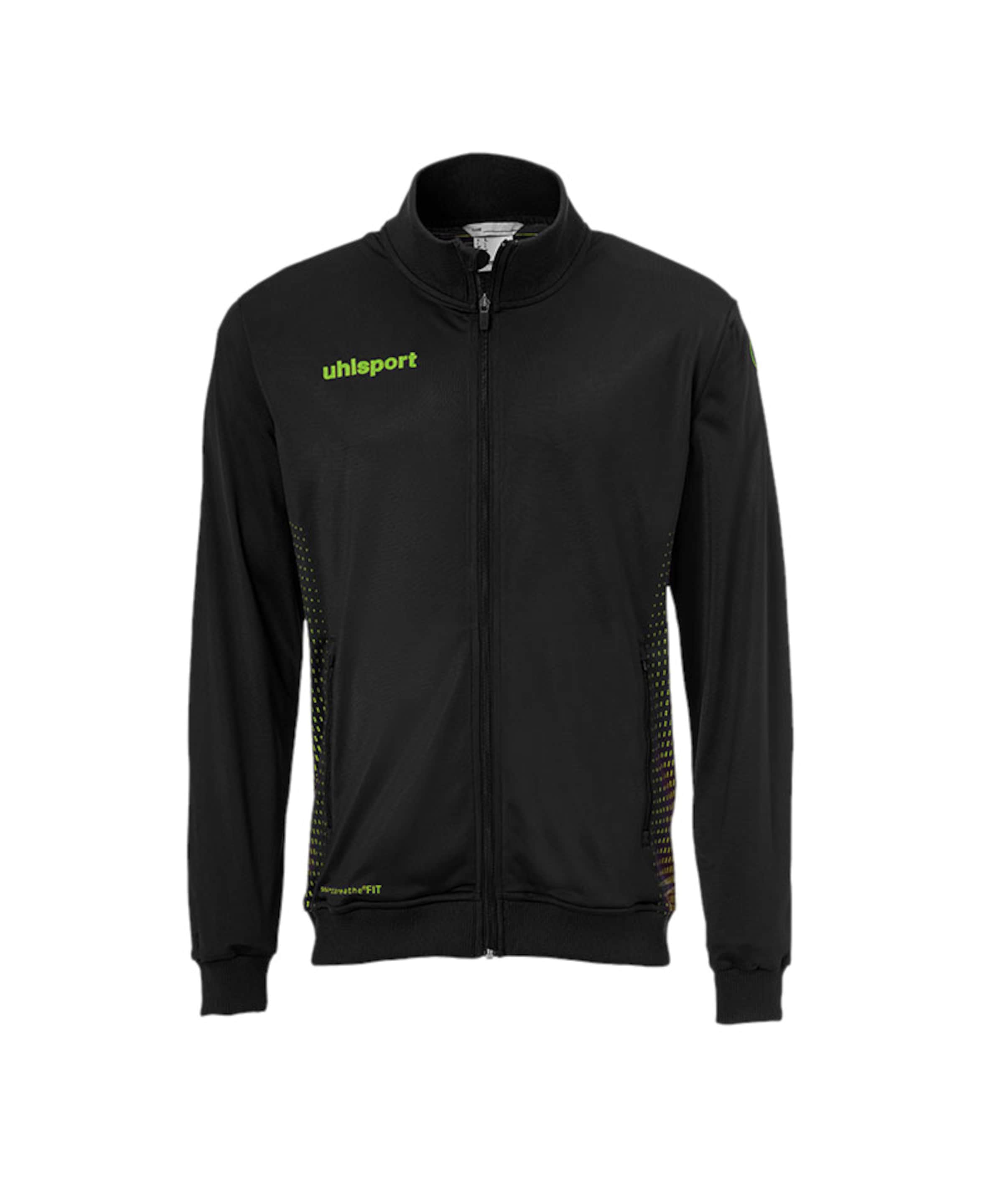 UHLSPORT Trainingsjacke in Schwarz: Vorderseite