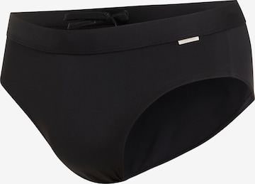Calvin Klein Swimwear Kratke kopalne hlače 'META ESSENTIALS' | črna barva