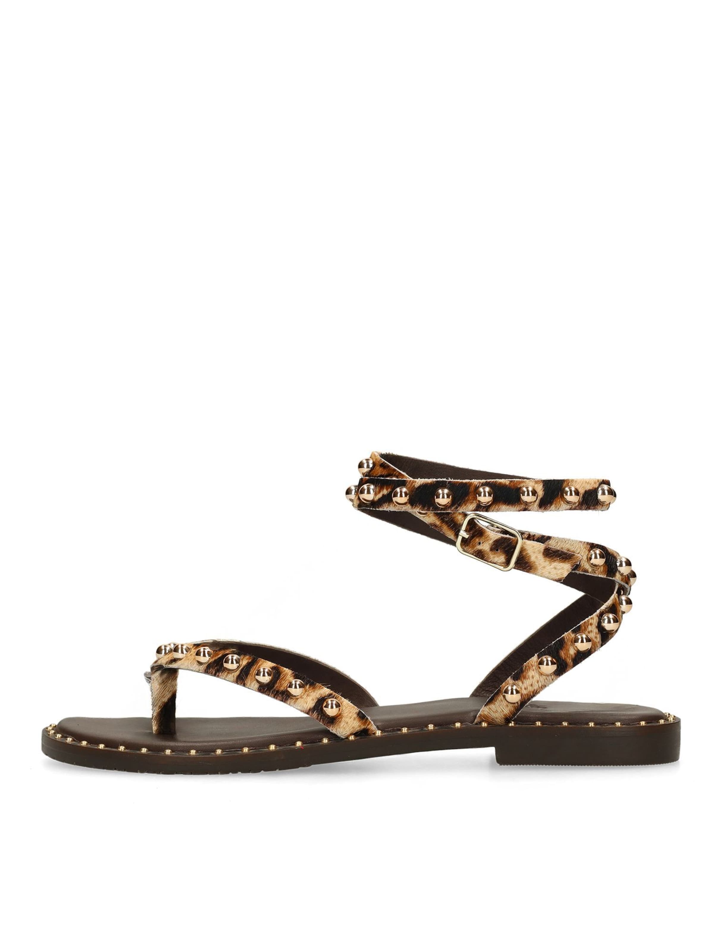 Tongs SACHA en marron