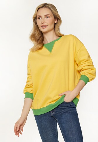 usha BLUE LABEL - Sweatshirt em amarelo: frente