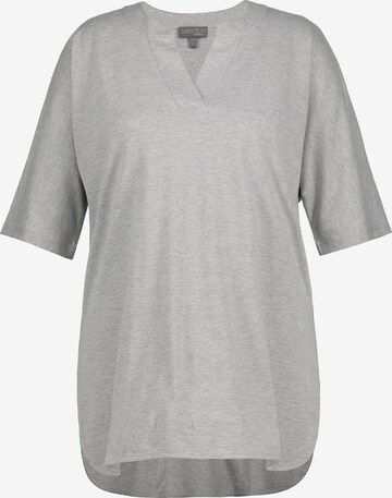 T-shirt Ulla Popken en gris : devant