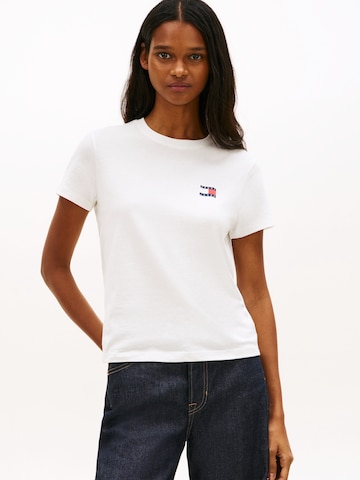 Tommy Jeans Тениска в бяло