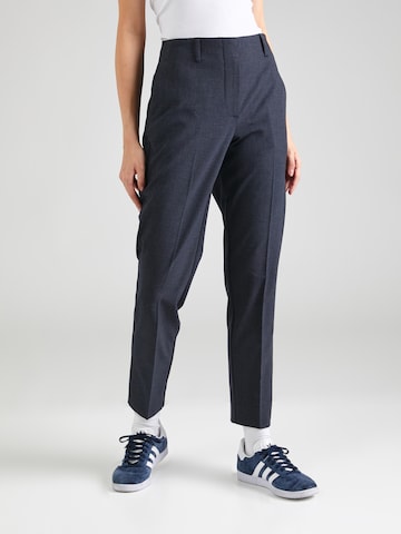 FIVEUNITS Regular Pleated Pants 'Julia' in Blue: front