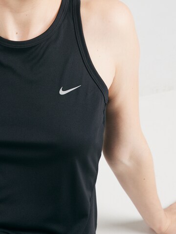 NIKE Sporttopp 'TEMPO' i svart
