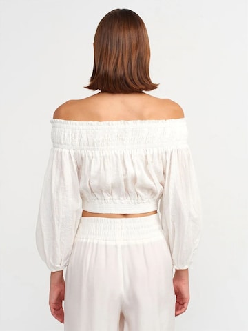 Dilvin Blouse in White