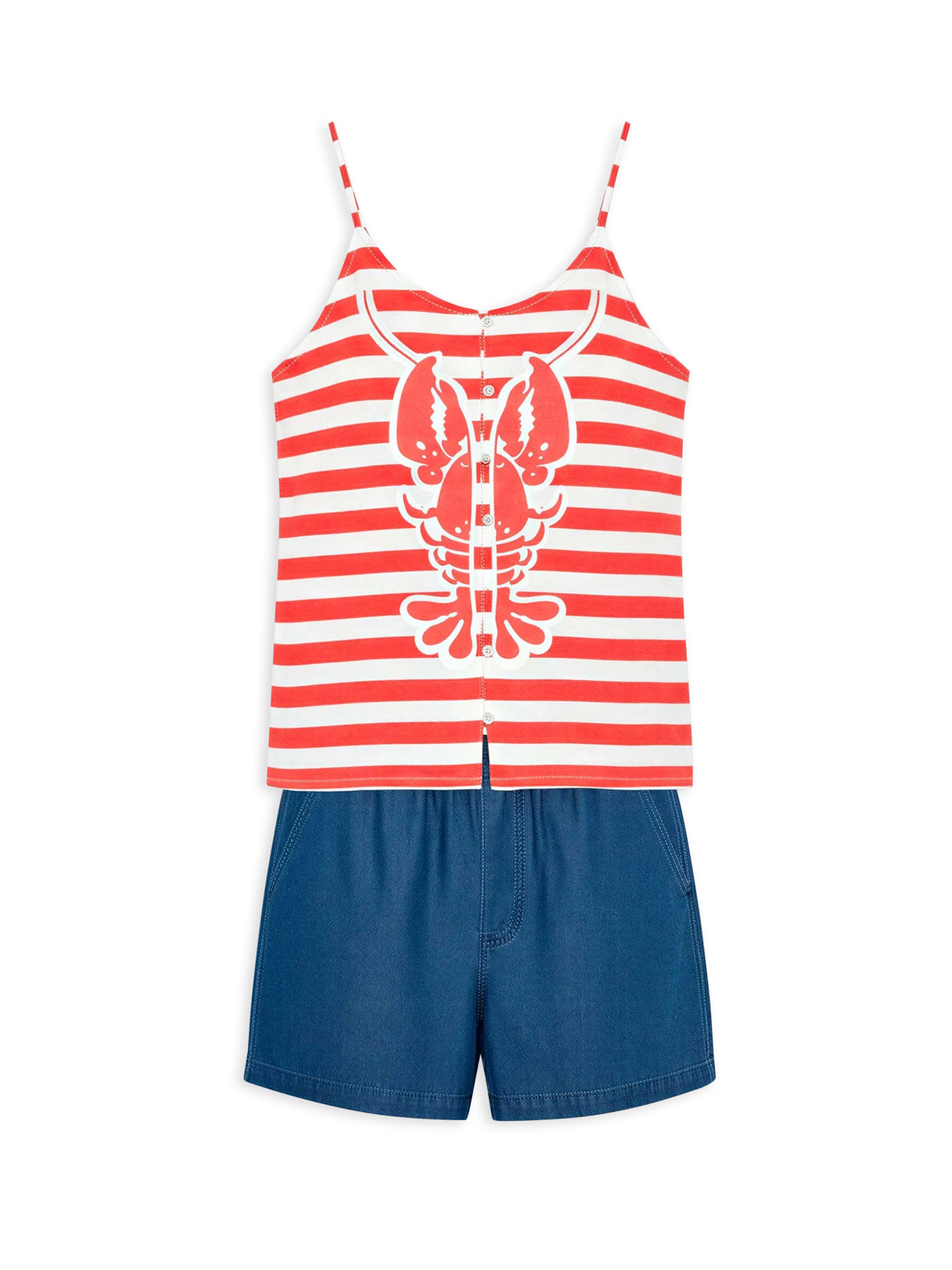 Gisela Pyžamo - Červená: predná strana