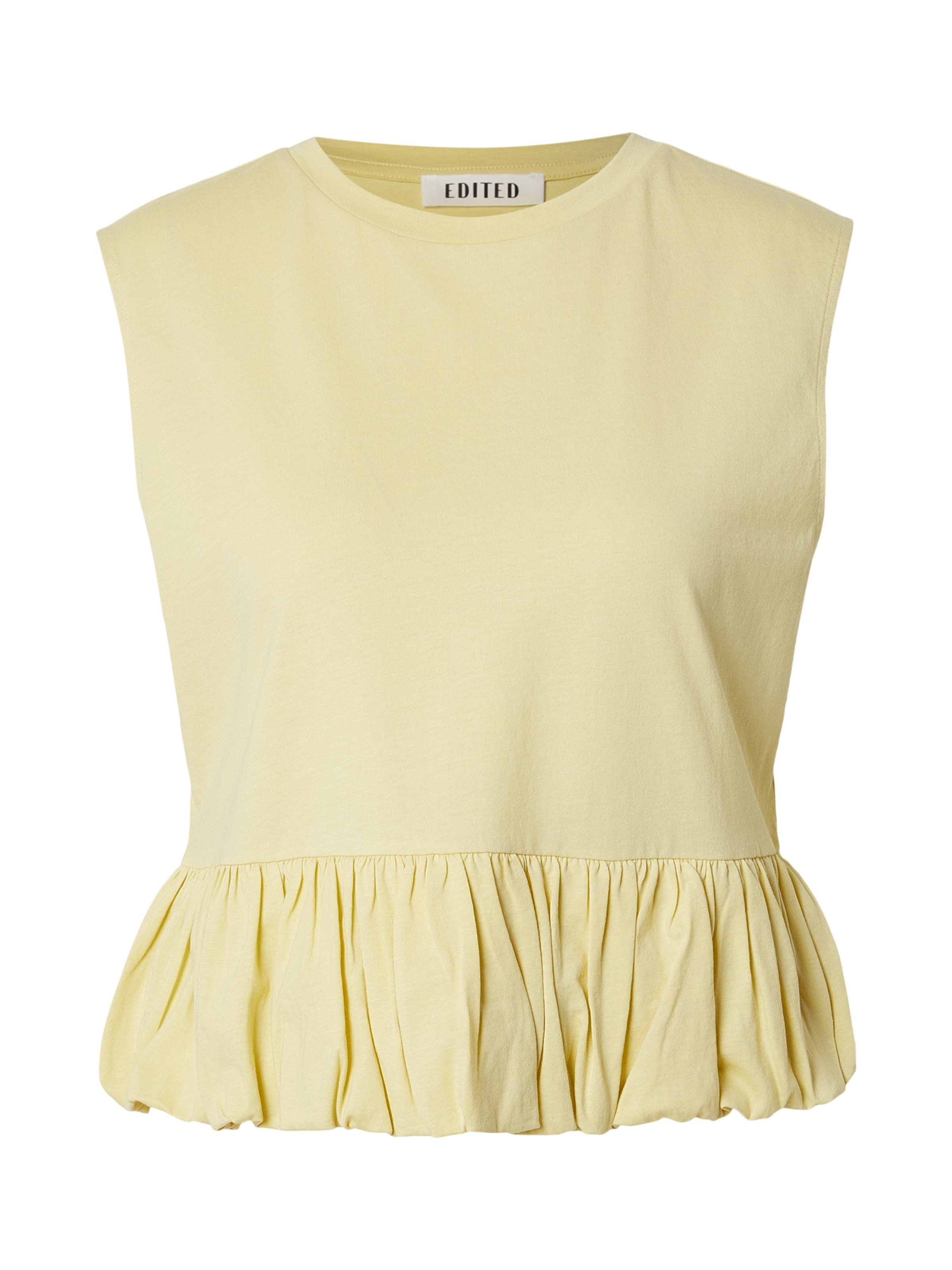 T-shirt 'Davinia' EDITED en jaune : devant