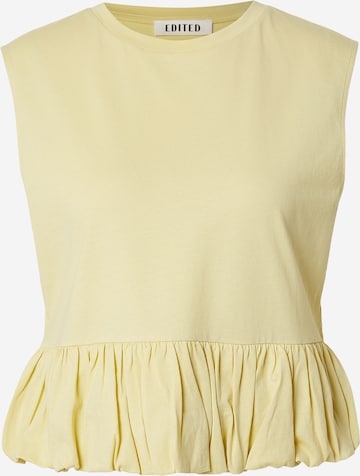 T-shirt 'Davinia' EDITED en jaune : devant