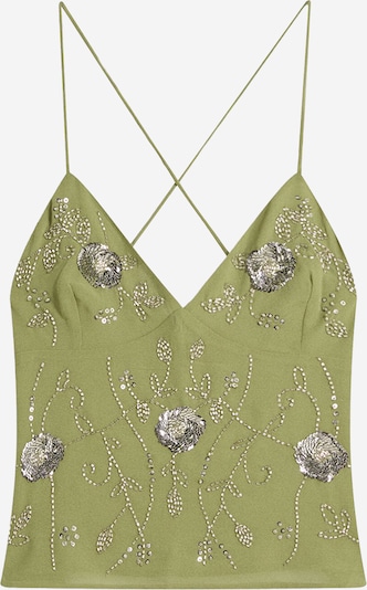 Bershka Toppi värissä khaki, Tuotenäkymä