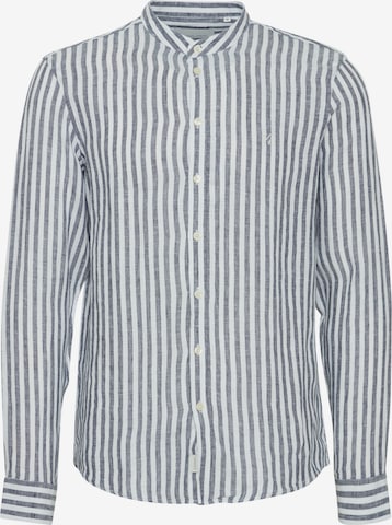Coupe regular Chemise ' CFANTON LS CC linen striped shirt ' Casual Friday en bleu : devant