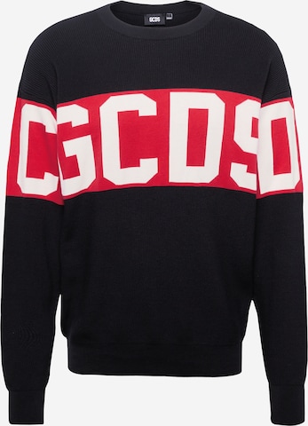 GCDS - Pullover em preto: frente