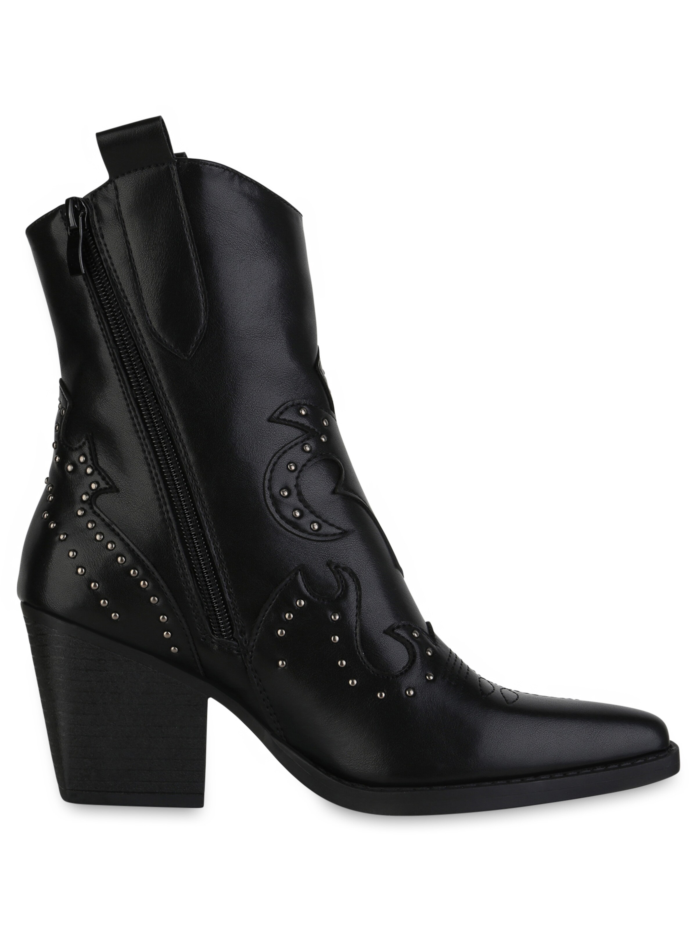 Van Hill Cowboy boot 'Serenity' in Black