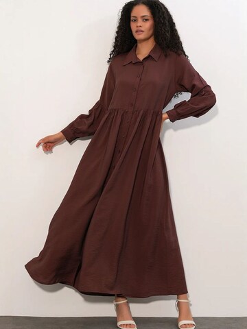 Robe-chemise 'Maxi' Bigdart en marron