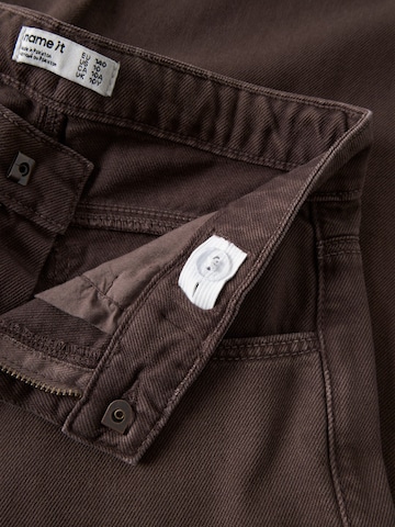 NAME IT Wide leg Jeans in Bruin