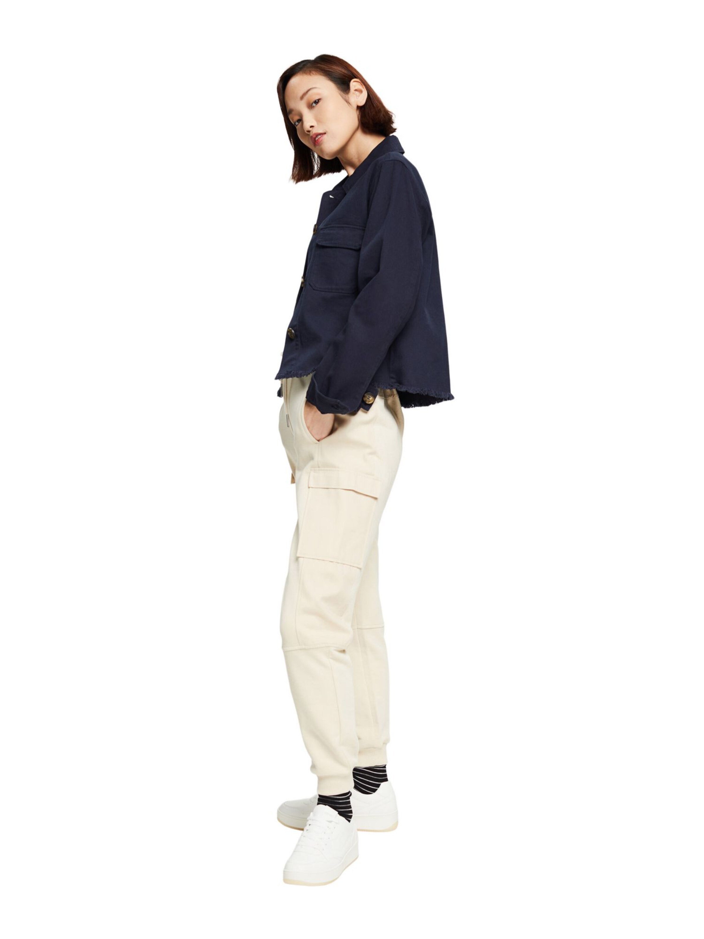 Frauen Jacken ESPRIT Übergangsjacke in Navy - MA83061 Frauen Jacken ESPRIT Übergangsjacke in Navy - MA83061