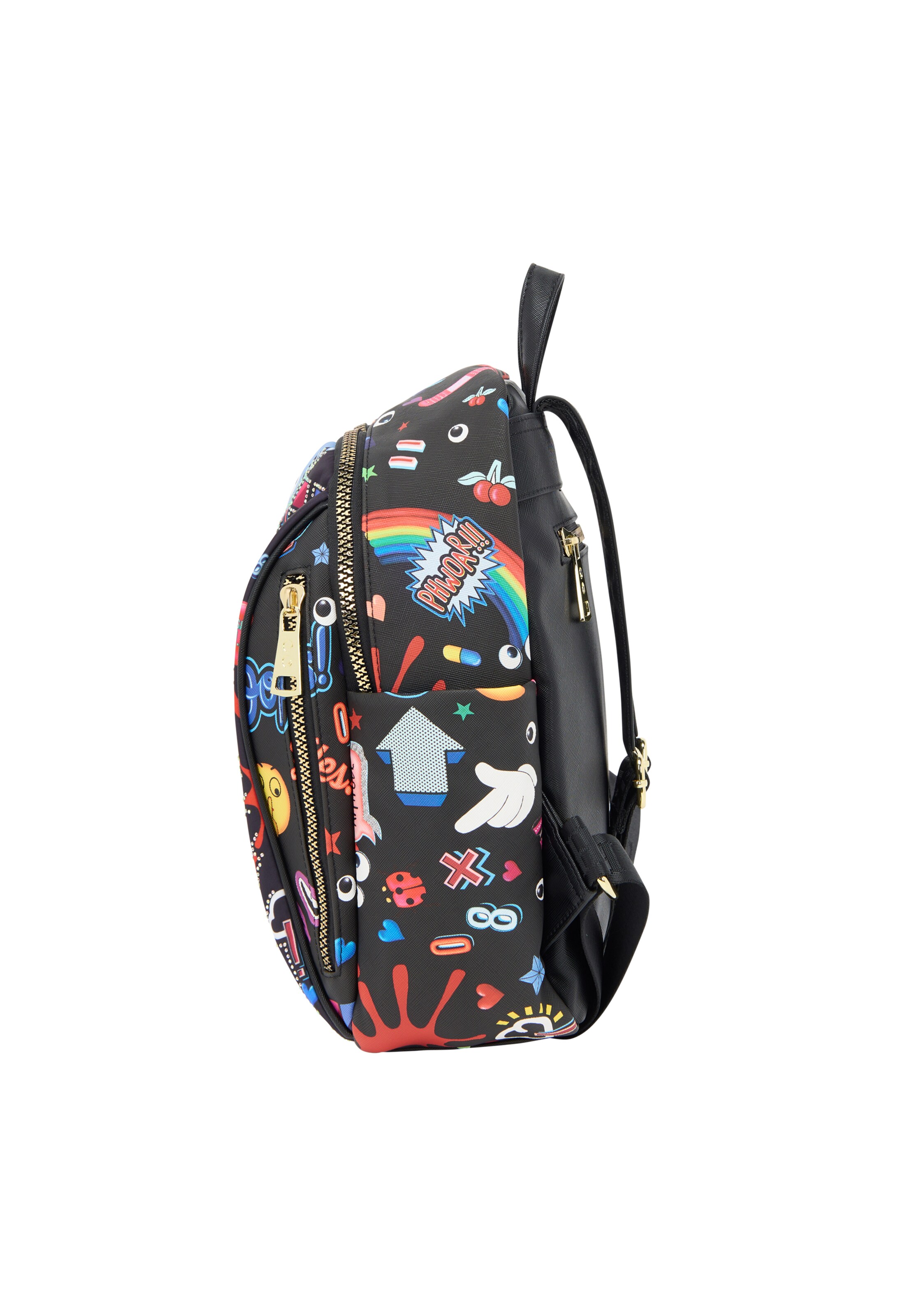 MYMO Rygsæk 'Pop Eyetheme' i sort