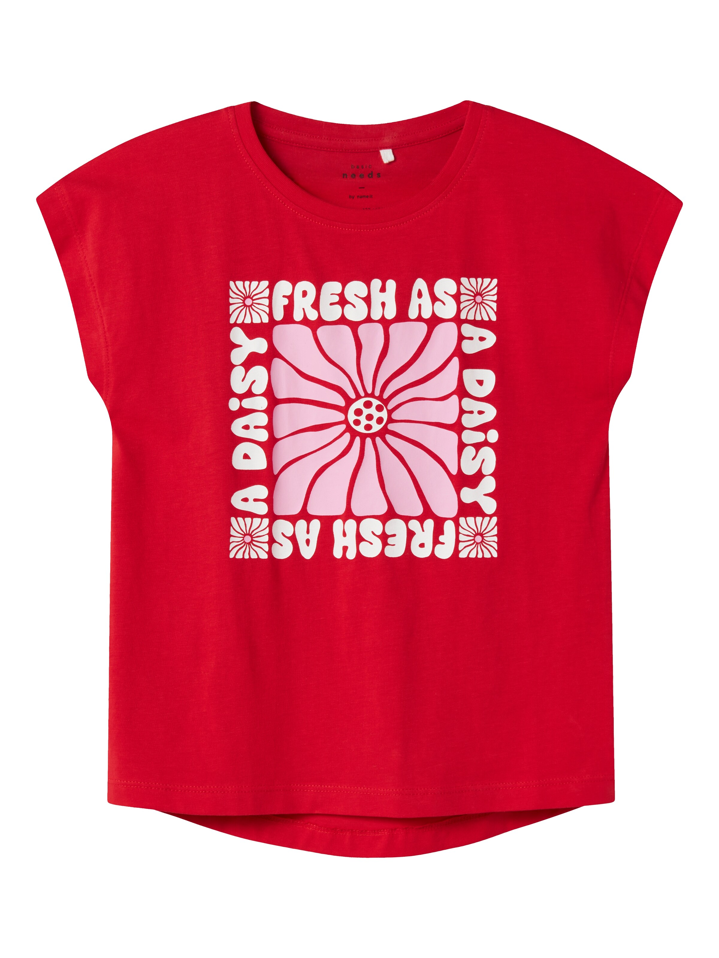 NAME IT Majica 'NKFViolet' | rdeča barva: sprednja stran