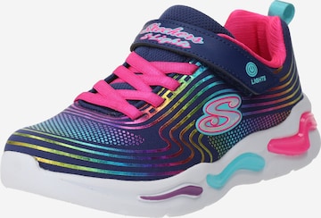 Skechers Kids Sneaker 'Gore & Strap' in Blau: predná strana