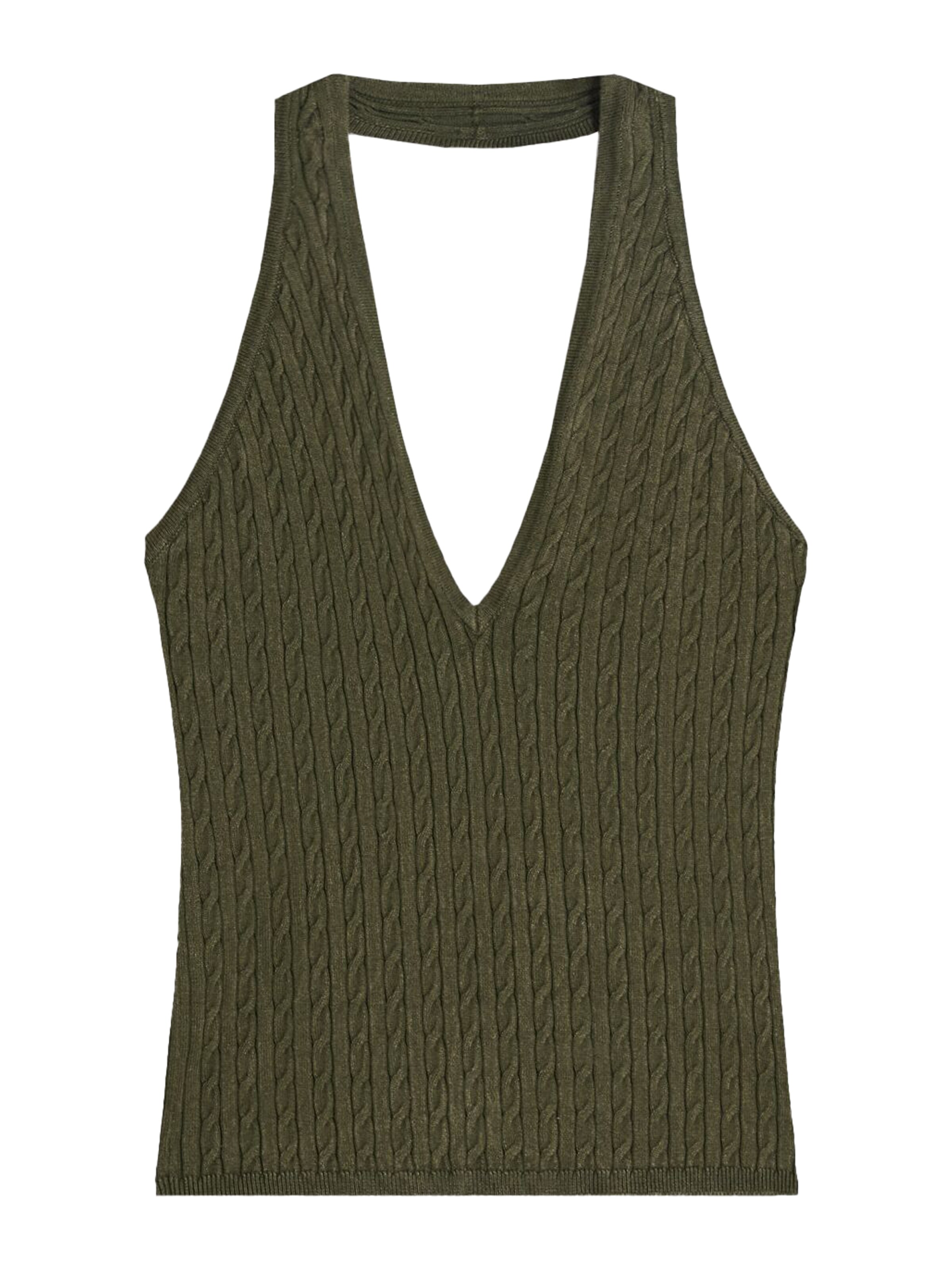 Bershka Sticktop i grøn: forside