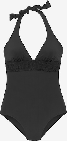 BUFFALO Triangle Swimsuit in Black: front