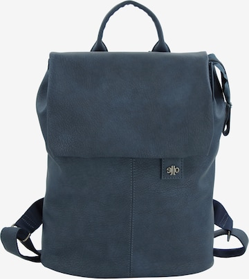 Jennifer Jones Rucksack in Blau: Vorderseite