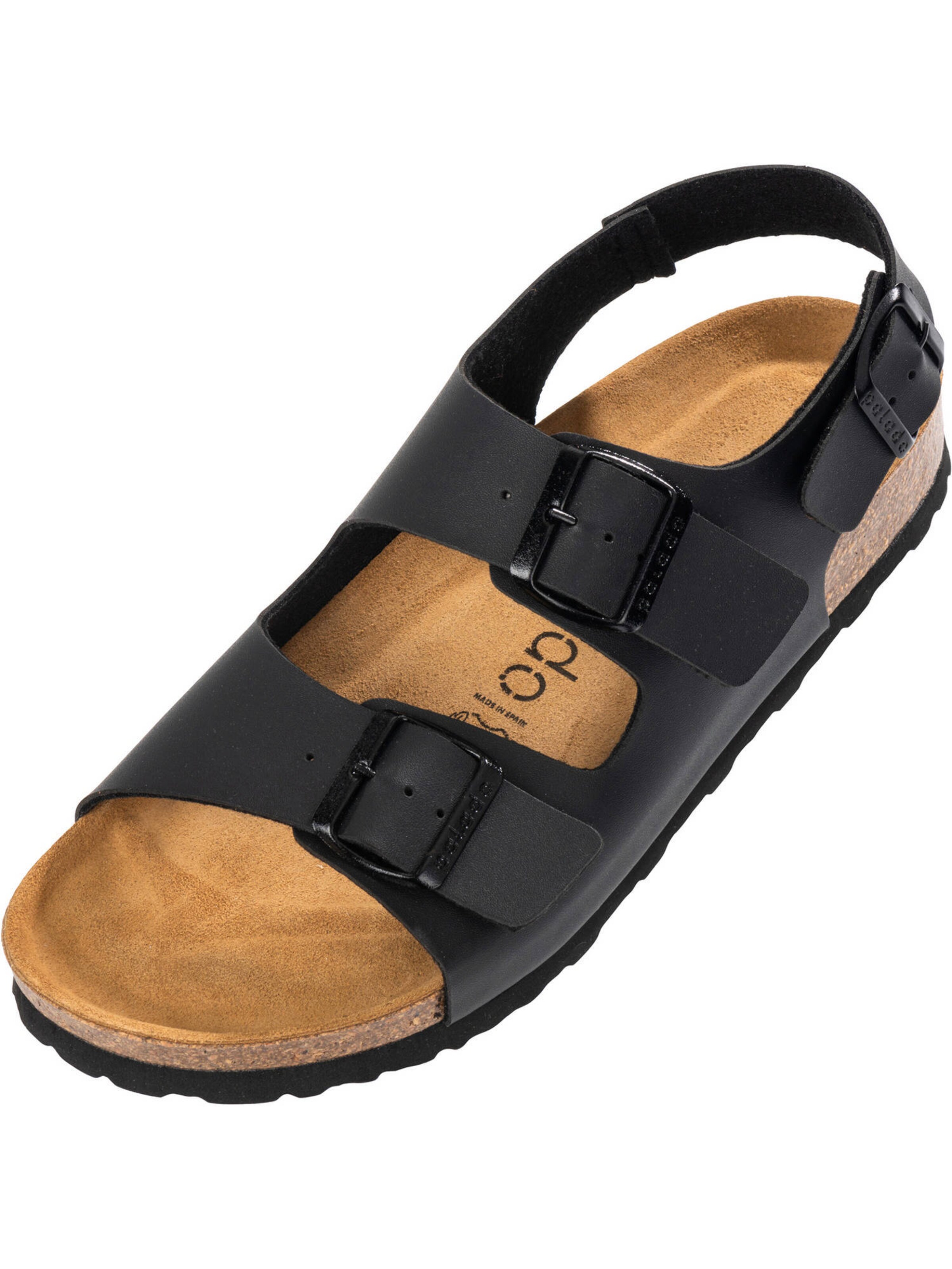 Palado Sandal 'Napoli' in Black: front