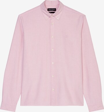 Coupe regular Chemise Marc O'Polo en rose : devant