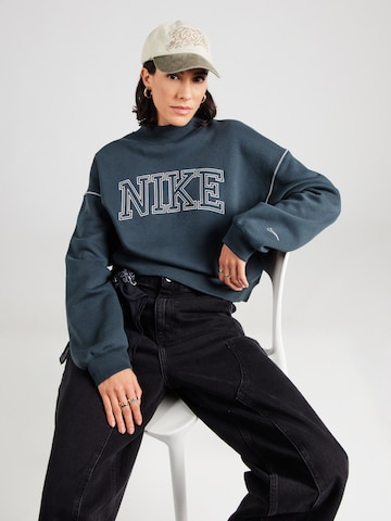 Nike Sportswear Суичър 'Phoenix Fleece' в зелено: отпред