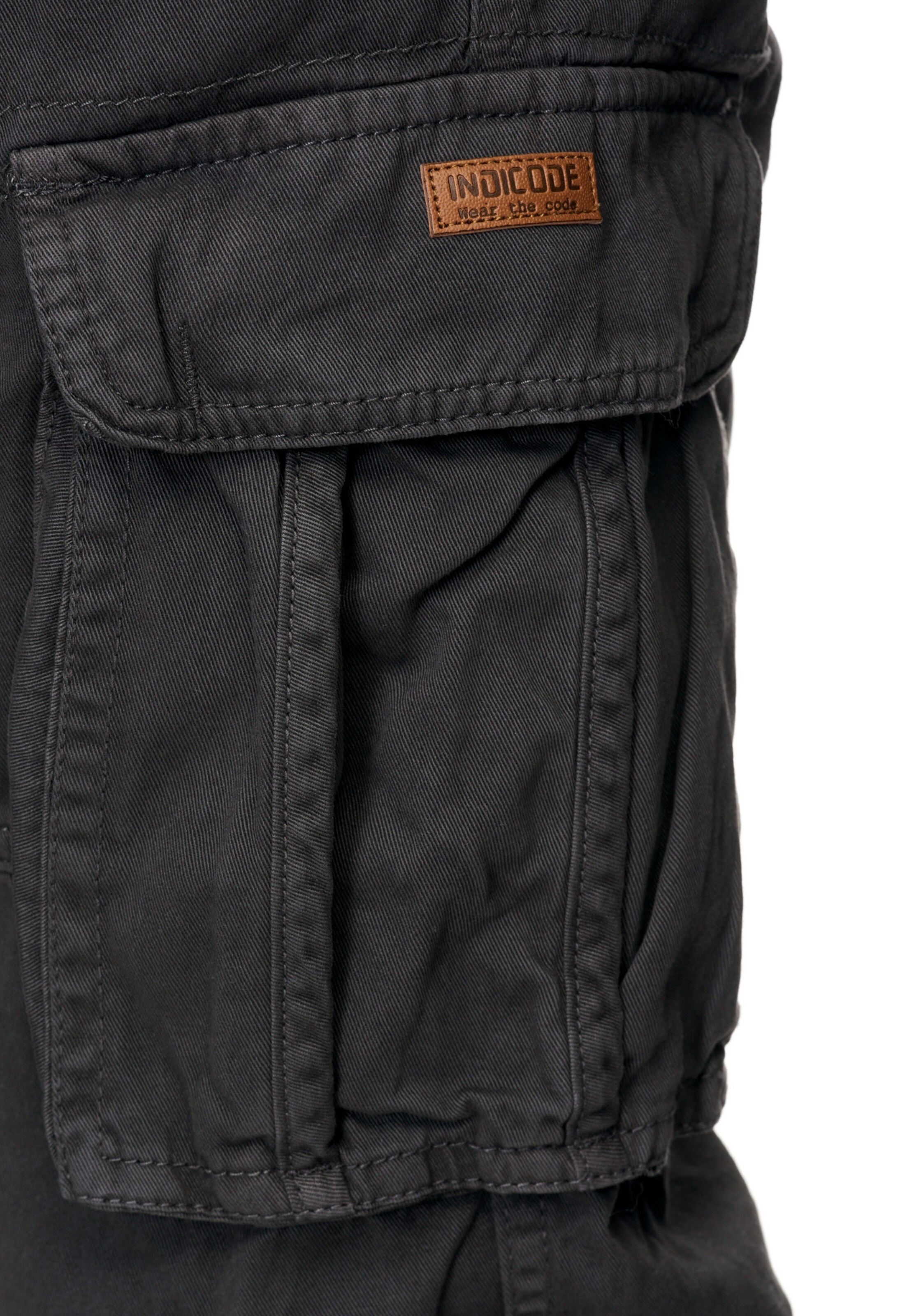 INDICODE JEANS Regular Hose ' William ' in Schwarz