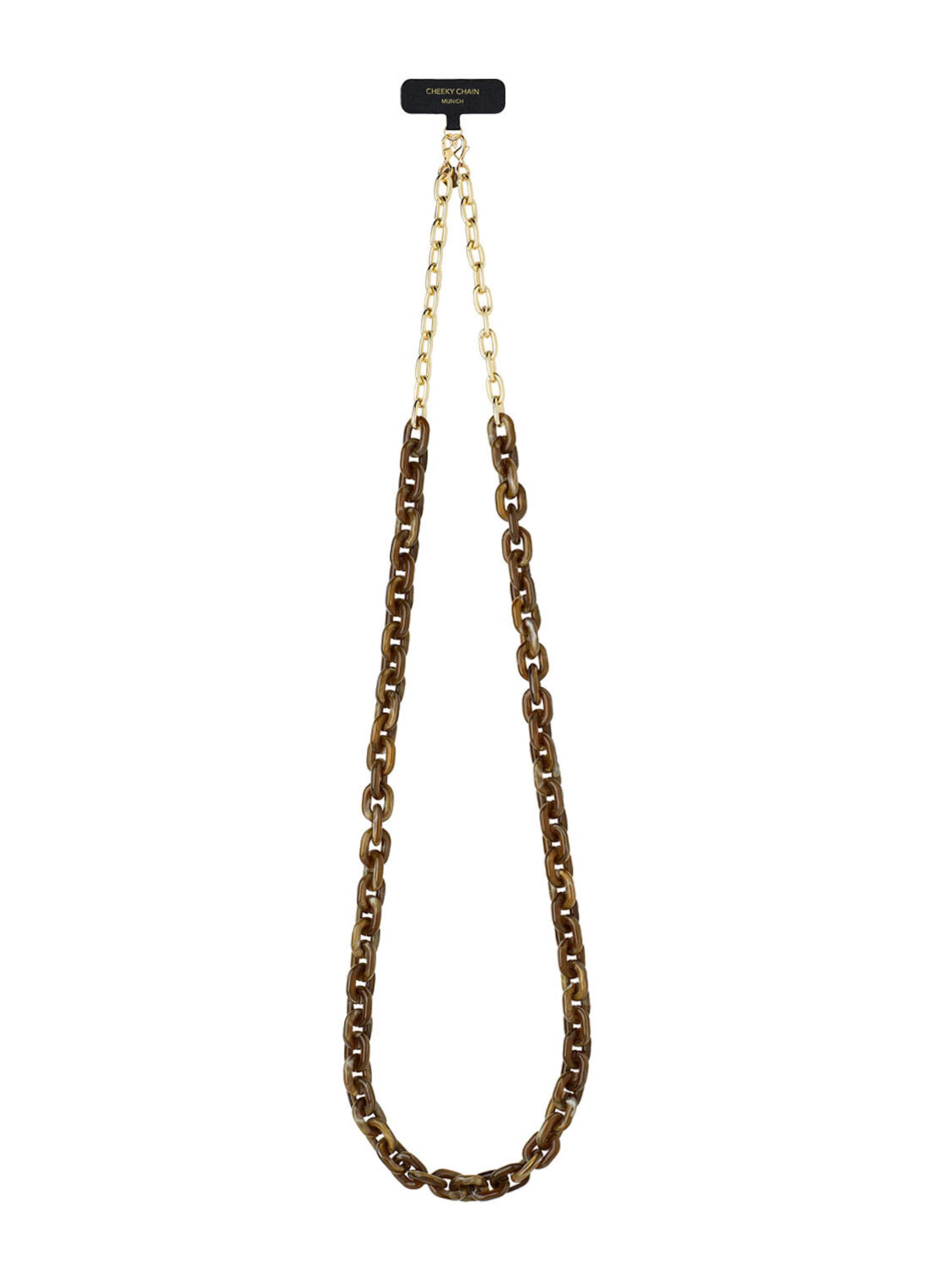 Cheeky Chain Munich Smartphone Case 'Mathilda' in Brown: front