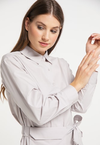 Rochie tip bluză de la MYMO pe gri