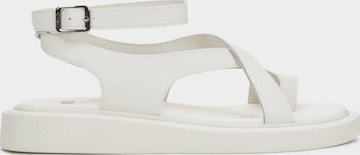 Estro Sandaal '22-21' in Beige: voorkant