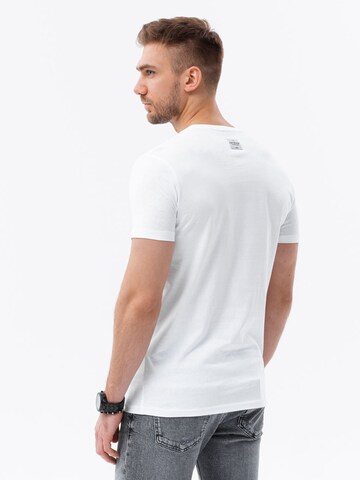 Ombre T-Shirt 'S1753' in Weiß
