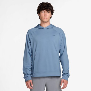 NIKE Athletic Sweatshirt in Blue: front