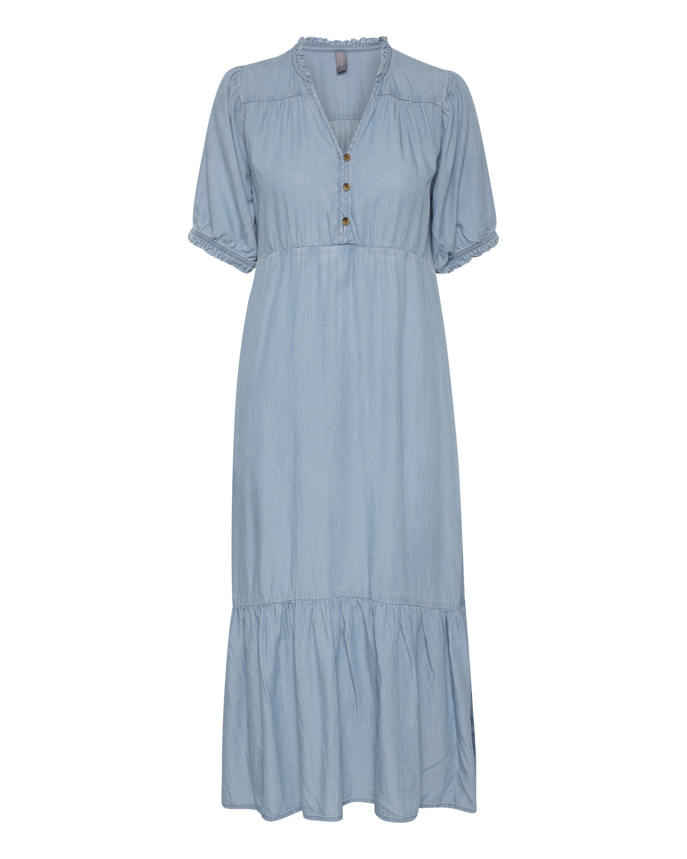 CULTURE Jurk 'Aurelia' in Blauw: voorkant