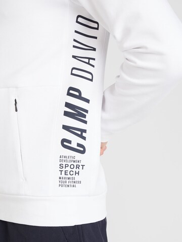 Sweat-shirt CAMP DAVID en blanc