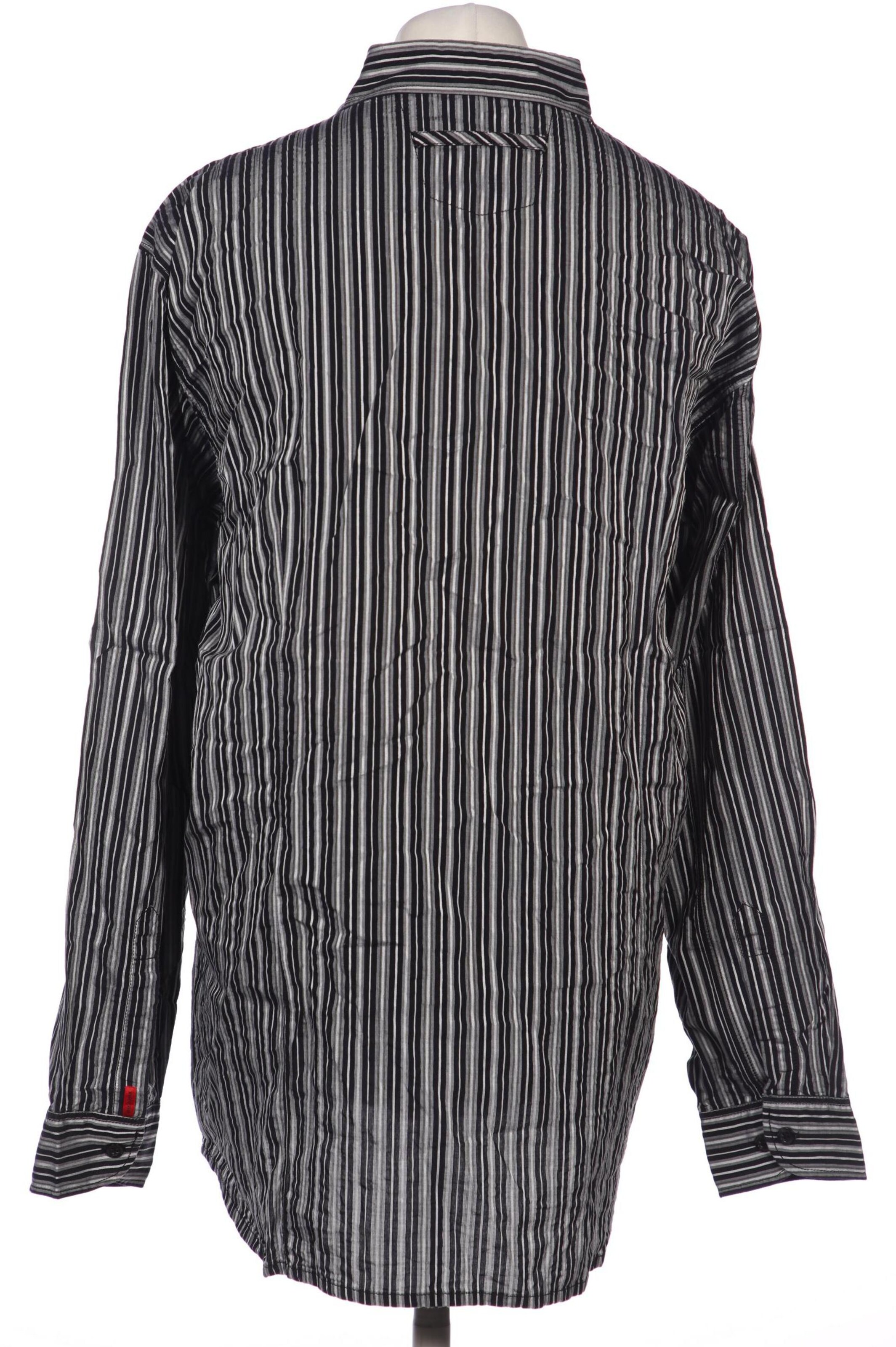 SIGNUM Button Up Shirt in XL in Black