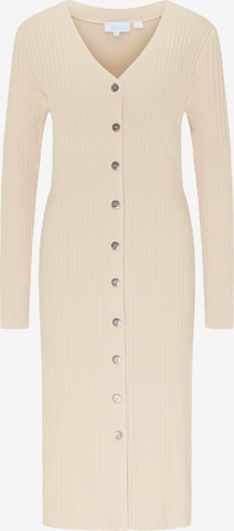 usha BLUE LABEL Knitted dress in Beige: front