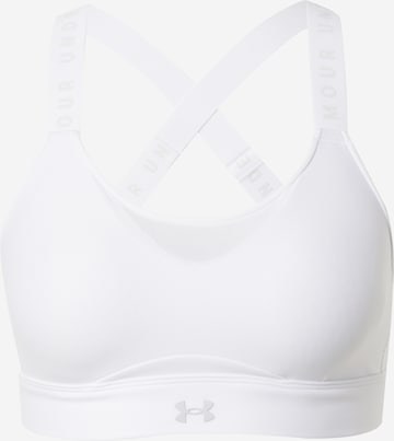 UNDER ARMOUR Sport bh 'Infinity' in Wit: voorkant