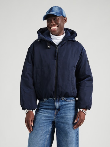 No. 1 Como Between-Season Jacket 'LECCE' in Blue: front