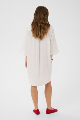 Cream Shirt Dress 'CRSilje' in White
