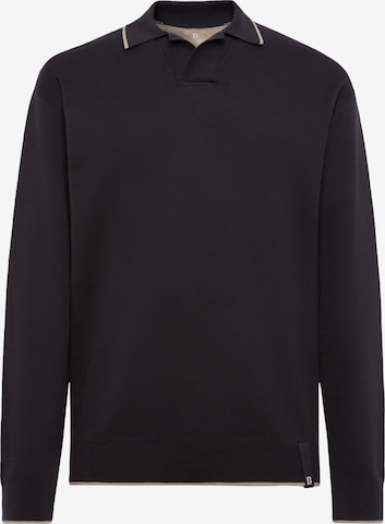 Boggi Milano Sweatshirt in Zwart: voorkant