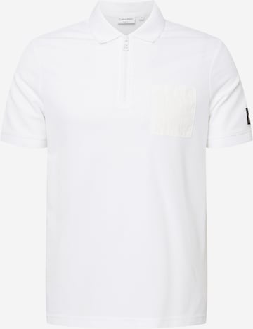 Calvin Klein Poloshirt in Weiß: predná strana