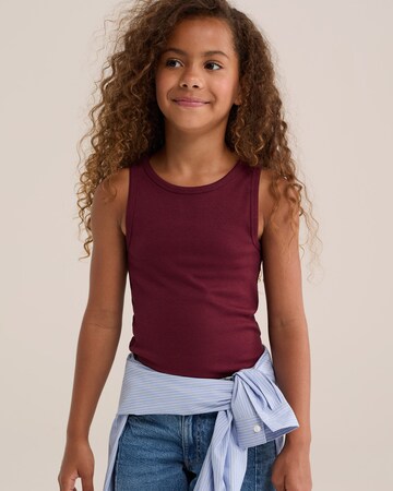 WE Fashion Top in Rood: voorkant