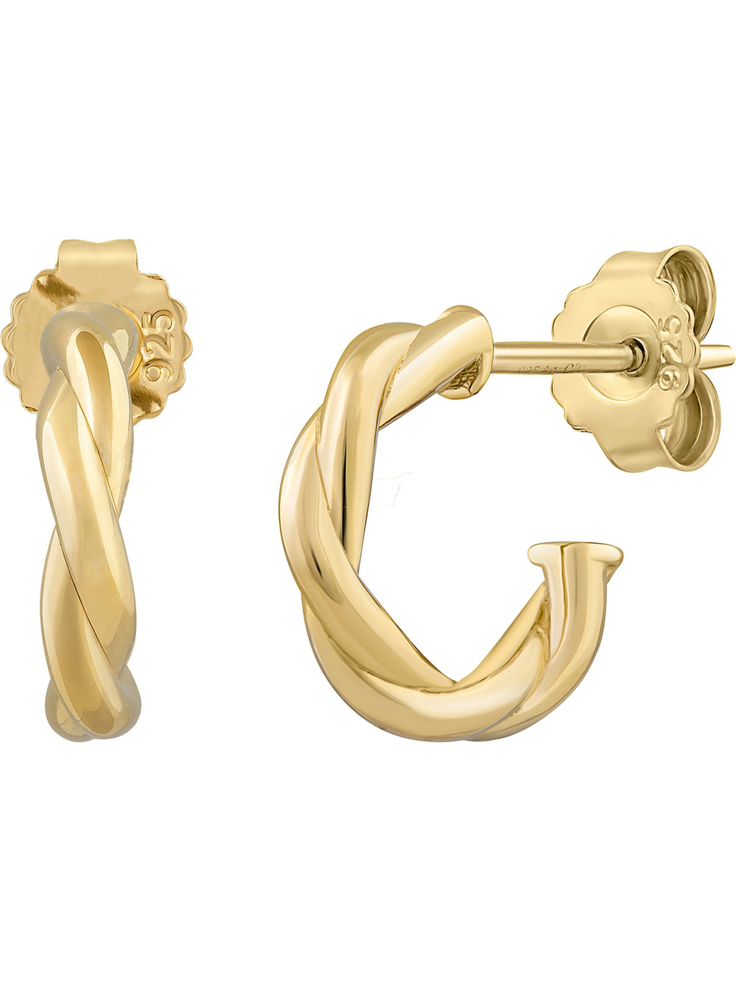 caï Earrings in Gold: front