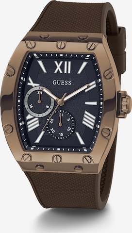 GUESS Analoog horloge ' FALCON ' in Bruin