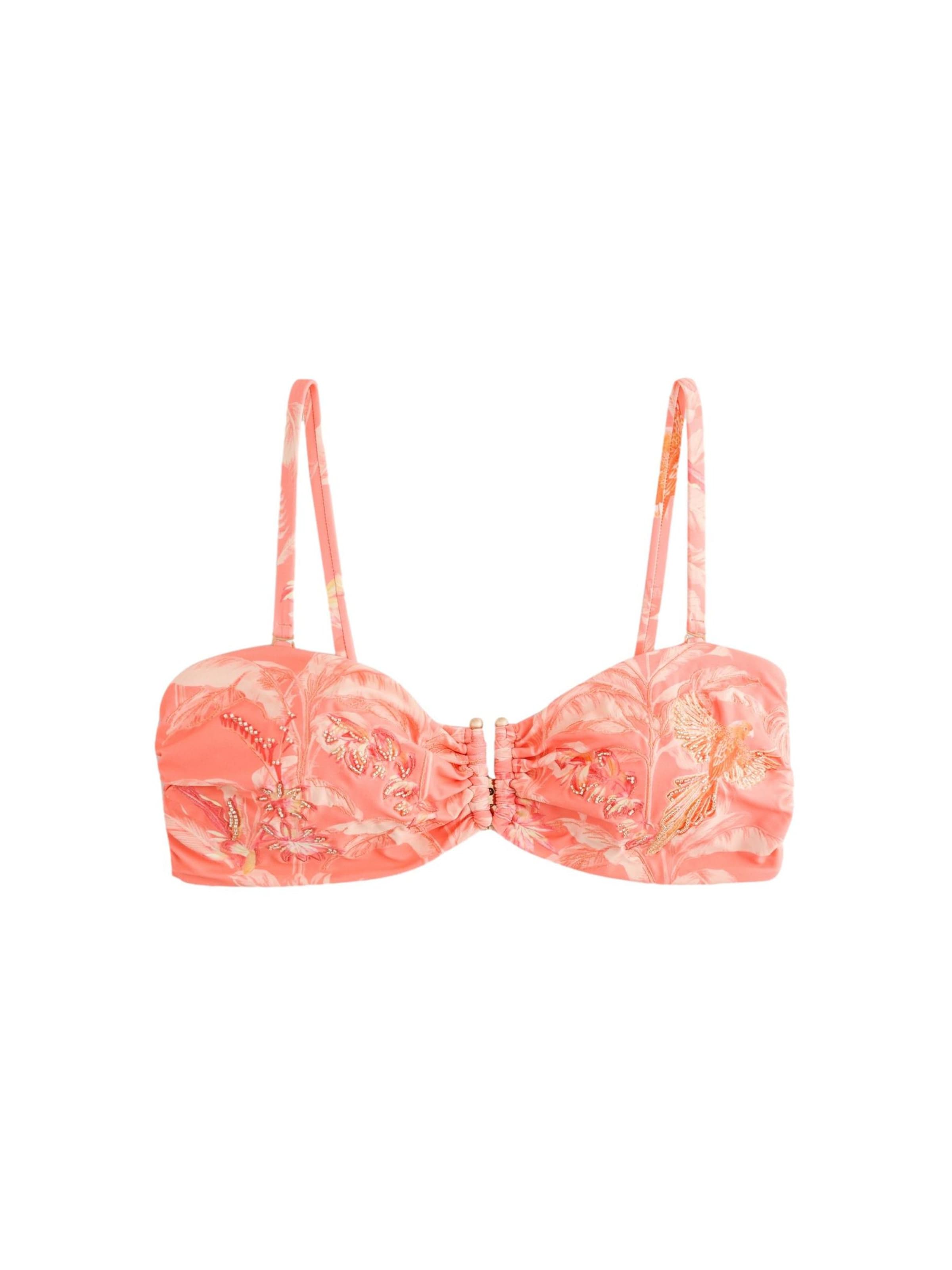 B by Ted Baker Bandeau Bikinitop in Orange: Vorderseite